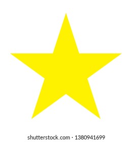 Yellow star vector icon.Trendy flat favorite design vector icon.