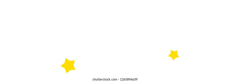 Yellow stars background vector banner useful for cards, design, decoration, fabric and paper prints, advertising.