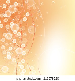 yellow stars background, vector illustration