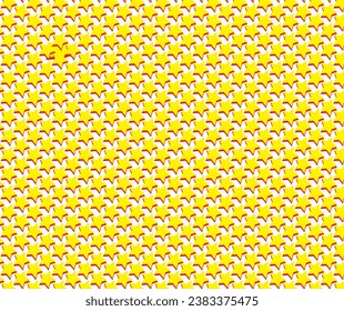 Yellow stars created on adobe illustrator