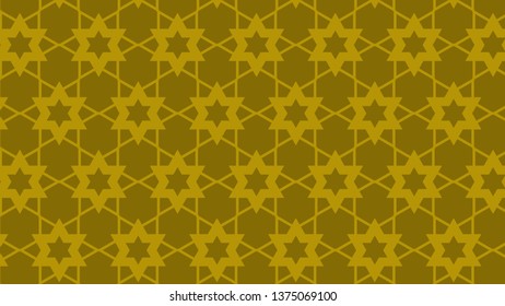 Yellow Stars Pattern