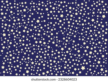 estrellas amarillas sin soldadura con fondo azul