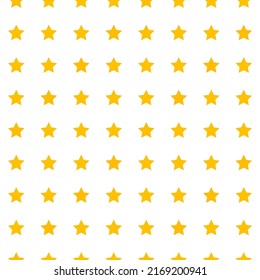 Yellow stars with white background. Seamles pattern with yellow stars.