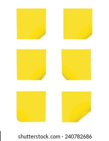 Yellow Stick Notes 