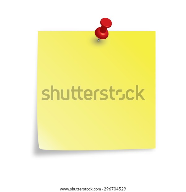 Yellow Sticker Illustration Design On White Stock Vector (Royalty Free ...