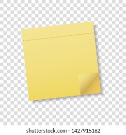 The yellow sticker is shown in a transparent background.