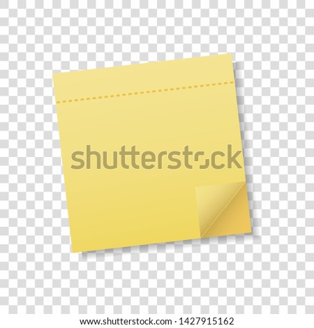 The yellow sticker is shown in a transparent background.
