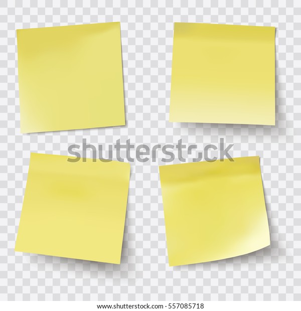 黄色の付箋 ベクターイラスト のベクター画像素材 ロイヤリティフリー