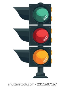Yellow stop sign controls traffic at crosswalk isolated