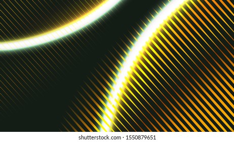 Yellow striped lines and light surface abstract background