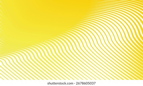 Yellow stripes line abstract background with modern minimalist pattern for digital and creative design