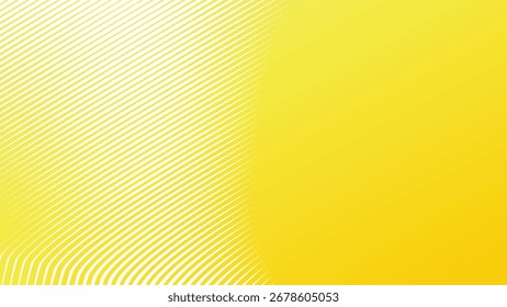 Gelbe Streifen Linie abstrakter Hintergrund mit modernem minimalistischem Muster für digitales und kreatives Design