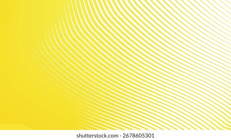 Línea de rayas amarillas de fondo abstracto con moderno patrón minimalista para el diseño digital y creativo