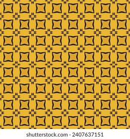 Yellow stripes with repeating pattern on a colorful background.
