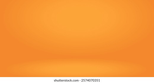 yellow studio background or backdrop 3D room lightbox