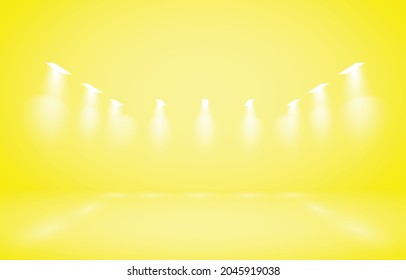 Yellow studio background high quality