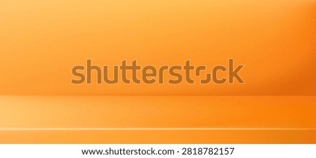 Yellow studio bg with gradient gold lighting creates. Vector illustration backdrop for product display with soft limbo effect and warm golden atmosphere