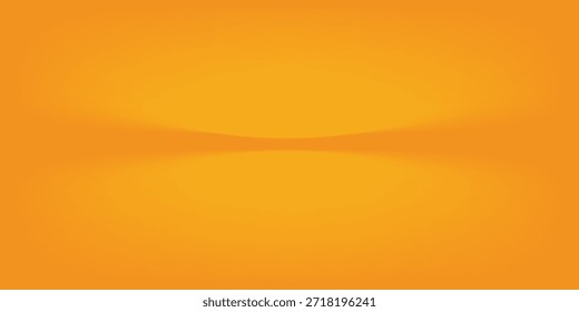 Espaço de estúdio amarelo. Fundo de luz limbo, eps10

