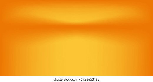 Espaço de estúdio amarelo. Fundo de luz limbo. Fundo 3D abstrato para apresentação do produto.

