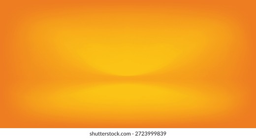 Espaço de estúdio amarelo. Fundo de luz limbo, eps10

