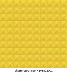 yellow Studs Seamless Texture - Vector yellow studs seamless texture. File includes global colors and pattern swatch.