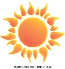 Yellow Stylized Sun