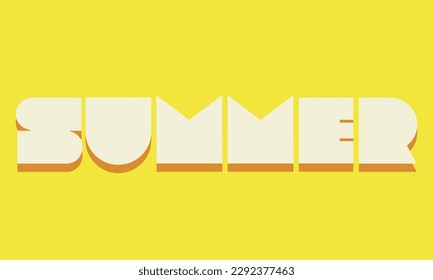 yellow summer background with copy space for your text. Vector illustration