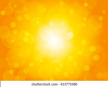 yellow summer brightly background with circles