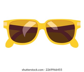 yellow summer sunglasses optical accessory icon