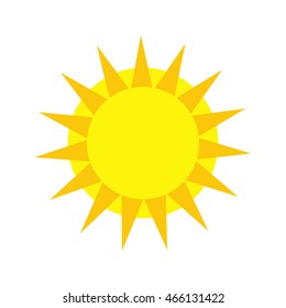 Sun Icon Trendy Vector Summer Symbol Stock Vector (Royalty Free ...