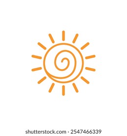 Diseño de logotipo de Vector de energía solar amarillo