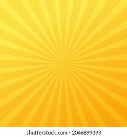 Yellow sun rays abstract background high resolution vector