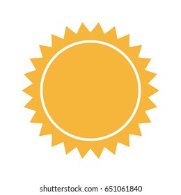 yellow sun sunlight, summer climate symbol