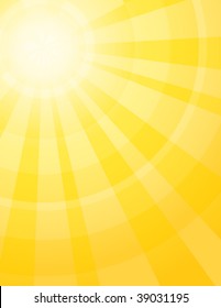 Yellow sunburst