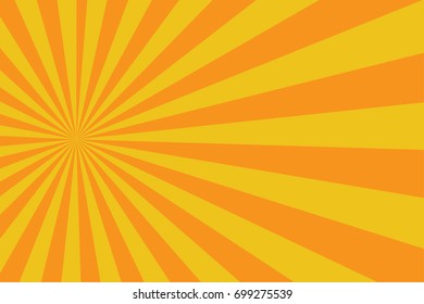 Yellow sunburst