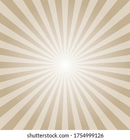 Yellow sunburst background. Khaki Vector background. Background design for multipurpose use.