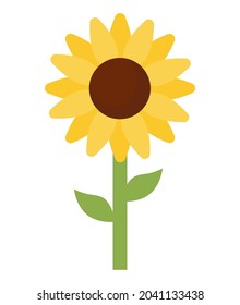 yellow sunflower design over white