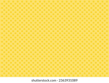 Yellow sunflower seamless pattern. Summer image. Vector illustration. Simple design.