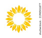 Yellow sunflowers bloom in spring. for decorating welcome sign