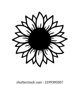 Yellow sunflowers bloom in spring. for decorating welcome sign