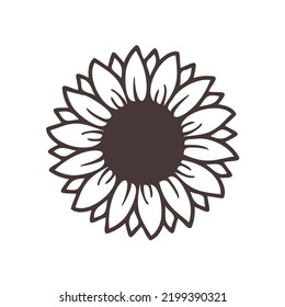 Yellow sunflowers bloom in spring. for decorating welcome sign