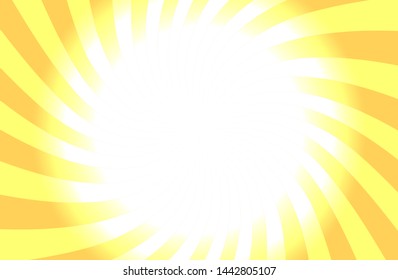Yellow sunshine colorful vector background. Abstract sunburst design wallpaper for template business social media advertising. 