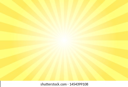 Yellow Abstract Sun Burst Background Radial Stock Vector (Royalty Free ...