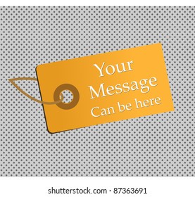 yellow tag