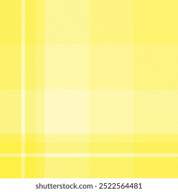 Padrão De Tartan Amarelo Sem Costura. Padrão de xadrez doce para impressão de camisas, roupas, vestidos, toalhas de mesa, cobertores, cama, papel, colcha, tecido e outros produtos têxteis.