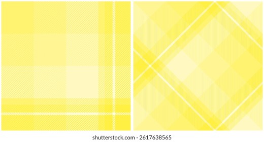 Yellow Tartan Pattern Seamless. Sweet Checker Pattern for Shirt Printing,clothes, Dresses, Tablecloths, Blankets, Bedding, Paper,quilt,fabric and Other Textile Products.