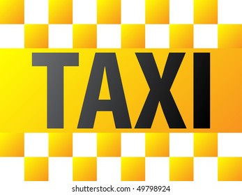 yellow taxi background