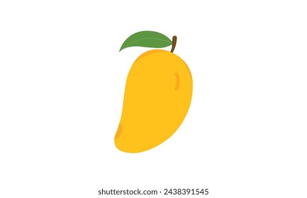 archivo amarillo de ilustración vectorial de fruta de mango testy para su uso.