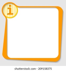 yellow text box for any text with info symbol
