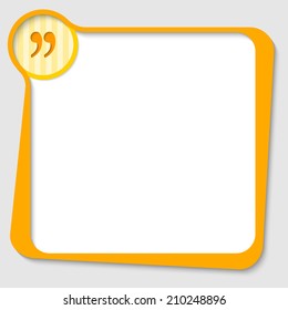 yellow text box for any text with quotation mark